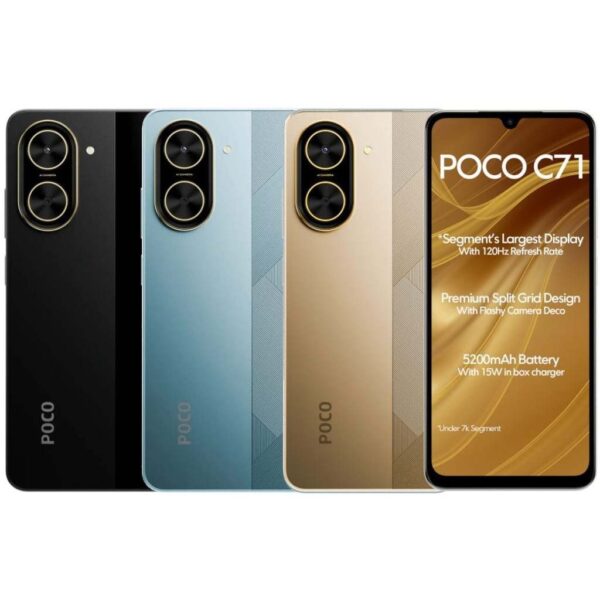 XIAOMI POCO C71  DUAL 6.88" 4GB+128GB LTE - Imagem 2